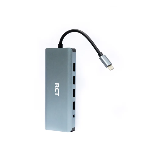 RCT 12-in-1 Type-C Compact Ethernet Hub (SD-11)